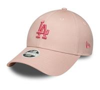 NEW ERA LOS ANGELES LA DODGERS WOMENS BASEBALL CAP.9FORTY MIDI LOGO PINK HAT W25