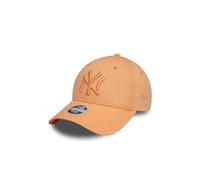 New Era Women's 9Forty League Essential MLB New York Yankees Baseball Cap Hat Pastal Orange