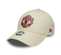 New Era Womens 9FORTY Manchester United FC Baseball Cap - Seasonal - Ivory-Red