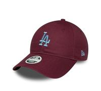 New Era Women's 9Twenty League Essential MLB Los Angeles Dodgers Baseball Cap Hat Dark Red