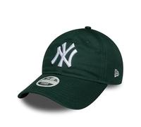 New Era Women's 9Twenty League Essential MLB New York Yankees Baseball Cap Hat Dark Green