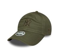 New Era Women's 9Twenty League Essential MLB New York Yankees Baseball Cap Hat Medium Green