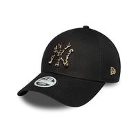 New Era Womens Adjustable Cap Black Leopard Ladies