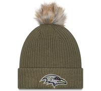 New Era Womens Beanie - SALUTE TO SERVICE Baltimore Ravens - One Size