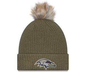 New Era Womens Beanie - SALUTE TO SERVICE Baltimore Ravens - One Size