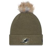 New Era Womens Beanie - SALUTE TO SERVICE Miami Dolphins - One Size