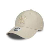New Era MLB New York Yankees Faux Leather 9FORTY Cap - Brown One Size