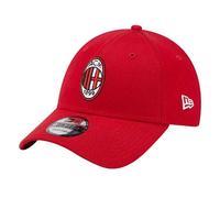 New Era Women's Core 9FORTY AC Milan Baseball Cap in Red new era Red One Size