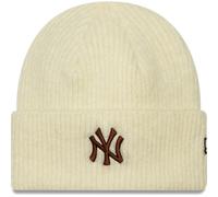 New Era Womens Cuff Knit New York Yankees Beanie - Light Beige