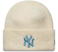 New Era Womens KNIT MEDIUM New York Yankees Beanie - Light Cream - One Size