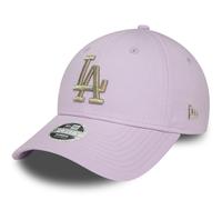 New Era Womens LA Dodgers Metallic Logo 9FORTY Baseball Cap - Purple