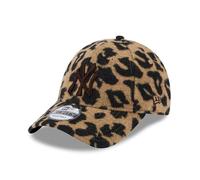 New Era Women's MLB 9FORTY Leo Faux Fur Leopard Cap New York Yankees Brown
