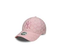 New Era Womens New York Yankees 9FORTY Floral Towelling Baseball Cap - Pastel Pink - OSFM
