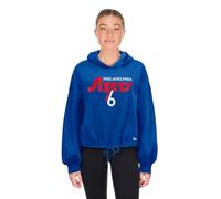 New Era Women's Philadelphia 76ers Pullover Hoodie, Royal, S