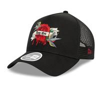 New Era Womens Trucker Cap - Rhinestone Black