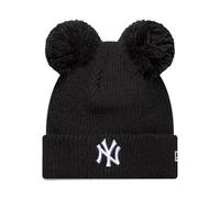 New Era Women's Winter Double Bobble Beanie - NY Yankees Black