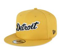 New Era Wordmark Patch 9Fifty Detroit Tigers Cap M-L, yellow, M