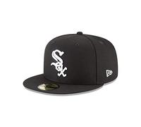 New Era x MLB Men's Chicago White Sox Basic 56Fifty Fitted Hat Black/White 7 3/8