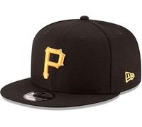New Era x MLB Men's Pittsburgh Pirates Basic 9Fifty Snapback Hat Black/Yellow