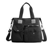 New European and American Fashion Mummy Bag Nylon Shoulder Handheld Large Capacity Travel Bag