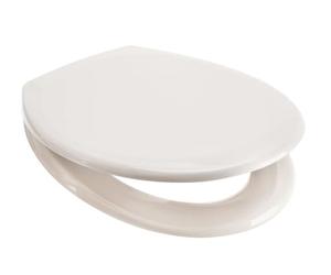 New Euroshowers Rainbow Toilet Seats ONE Button Release Soft Close Top/Bottom Fix (Cream)