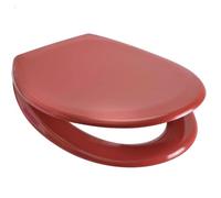 New Euroshowers Rainbow Toilet Seats ONE Button Release Soft Close Top/Bottom Fix (red)