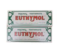 New Euthymol Whitening Toothpaste Non-GMO Gluten Free 75ml X2