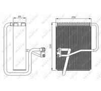 New Evaporator, air conditioning for CHRYSLER:CARAVAN,CARAVAN III,TACUMA Mk II