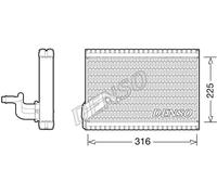 Denso Air Conditioning Evaporator DEV21003 – R134a – Fits Citroën & Peugeot