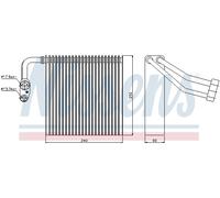 EVAPORATOR AIR CONDITIONING 92195 FOR FORD QQDC/Q7DA/QQDA/QQDB 1.8L G8DD 1.6L