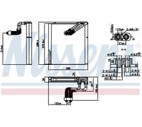 EVAPORATOR AIR CONDITIONING 92375 FOR HYUNDAI KIA D4FD 1.7L G4FD 1.6LG4KD 2.0L