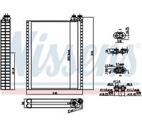 Nissens Evaporator Air Conditioning 92364 R134a, Fits Land Rover Discovery IV / LR4