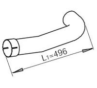 New Exhaust Pipe 81.15204.0568