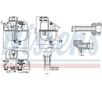 NISSENS 996266 Coolant expansion tank