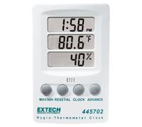 NEW Extech 445702 Hygro Thermometer Clock - Triple Display, Celsius/Fahrenheit