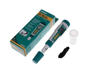 NEW Extech PH100 ExStik pH Meter + Electrode,Sensor Cap,Sample Cup & Batteries