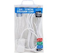 New Extension Lead Cord Uk Cable Electric Mains Power 1 2 3 4 6 8 10 Gang Way Surge Protected Tower 3 Pin Multi Socket 1 Way 10M