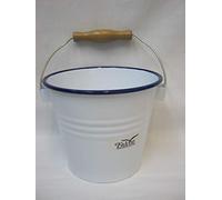 New Falcon White Enamel Small Bucket Pail 16cm 2 LTR 58516