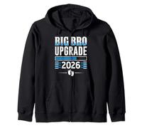New Family Member BIG BRO UPGRADE 2026 Funny Brothers Zip Hoodie