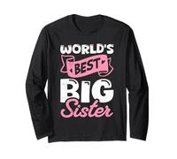 New Family Member World's Greatest Big Sister Sisters Long Sleeve T-Shirt