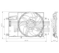 TYC 809-0018 Fan, radiator
