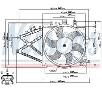NISSENS 85190 Fan, radiator
