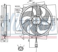 NISSENS 85790 Fan, radiator