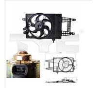 TYC 809-0004 Fan, radiator
