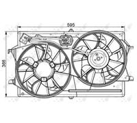 NRF 47061 Fan, radiator