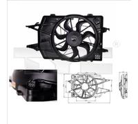 New Fan, radiator for FORD:FOCUS I,FOCUS I Saloon,FOCUS I Clipper 1318692