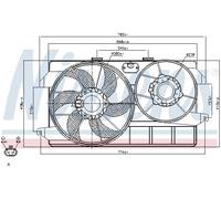 NISSENS 85262 Fan, radiator