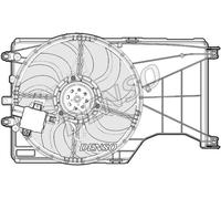New Fan, radiator for OPEL:CORSA E 1341119 13378216 13440203