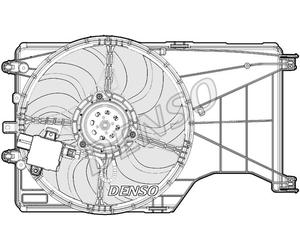 New Fan, radiator for OPEL:CORSA E 1341119 13378216 13440203