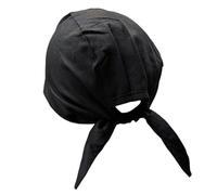 New Fashion House Indian Sikh Punjabi Ready to wear Patka Head wear in Black or Doo Rag and Biker Skull Cap Bandana Hair Wrap Cotton with tie Back Strings